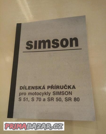 Simson dilenska prirucka+Katalog ND Simson dilenska prirucka+Katalog ND