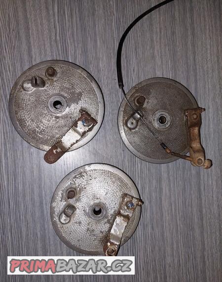 Jawa 50 pionyr, mustang - brzdovy stit kola
