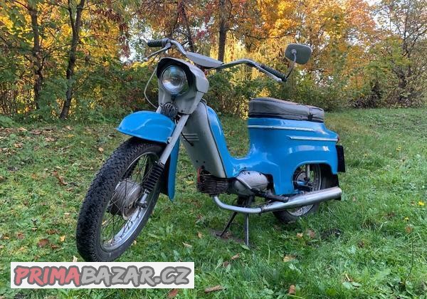 Jawa 50/21 pionýr s TP po servisu, nová TK