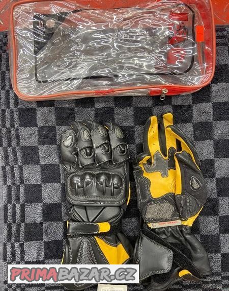 Prodám JAG motocyklové rukavice, velikost S/8