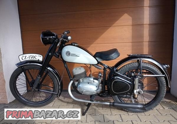 prodam-pekny-motocykl-cz-150-c-z-roku-1950