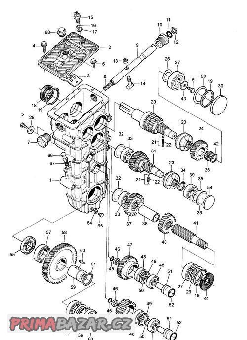 Převodovka Ski doo / Lynx