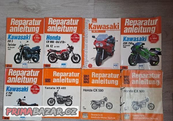 servisni-a-uzivatelske-manualy-honda-yamaha-kawasaki