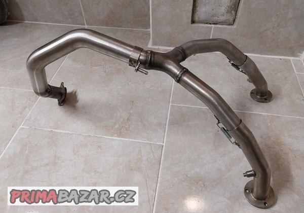 Výfukový svod a výfuky KTM 690 SM