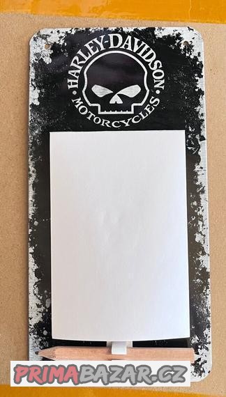 harley-davidson-poznamkovy-blok-na-stenu