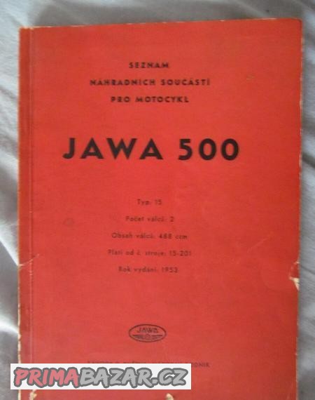 jawa-500-ohc-katalog-nd-rok-1953-original