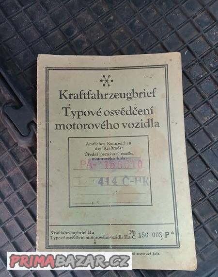 typove-osvedceni-motoroveho-vozidla-jawa-175-1942