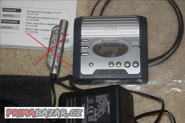 minidisc-sharp-md-mt270-mdlp-media-sluch-manual-dig-kabel