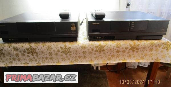 2x-video-panasonic-nv1000-s-vhs-plus-10-kusu-s-vhs-kazet