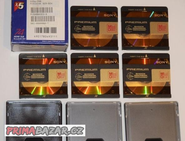 md-minidisk-sony-premium-74-min-skvely-stav