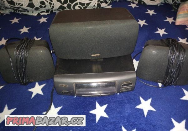 zesilovac-sanyo-surround-domaci-kino-3x-repro