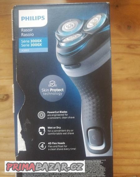 holici-strojek-philips-series-3000x-cerny