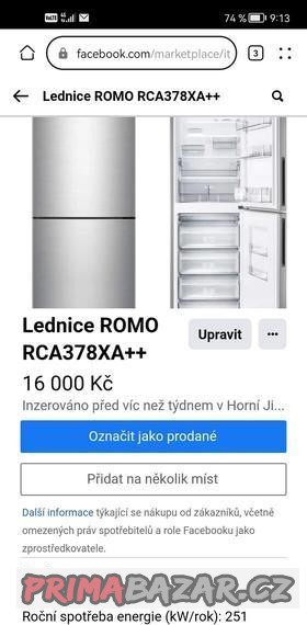 lednice-romo-rca378xa