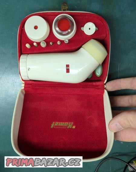 stary-holici-strojek-komet-kufrik-prislusenstvi