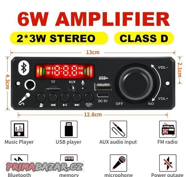 bluetooth-modul-s-zesilovacem-2x-3w-fm-usb-aux-mic