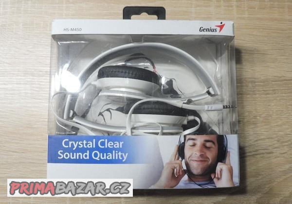 sluchatka-genius-hs-m450-bile-nove