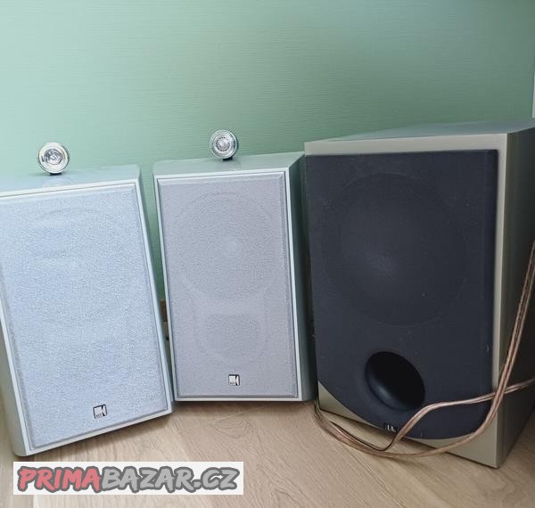 sony-stereo-2-reproduktory-kef-xq-one-elac-powered-subwoof