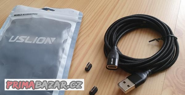magneticky-usb-nabijeci-kabel-2-konektory-microusb