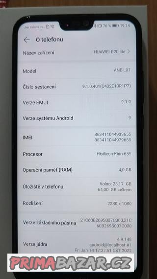 huawei-p20-lite-4gb-64gb-kompletni-baleni-vyborny-stav