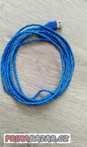 microusb-kabel-3m-opleteny-modry