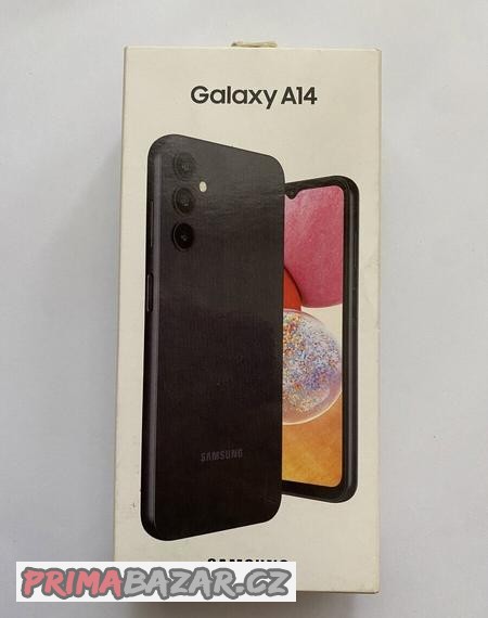 samsung-galaxy-a14-4gb-64gb-cerna-barva-krabicka-jak-novy