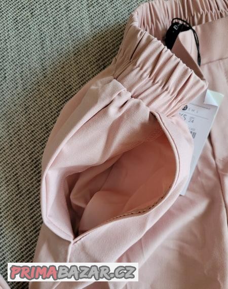 damske-ruzove-kalhoty-zn-bershka-vel-xs