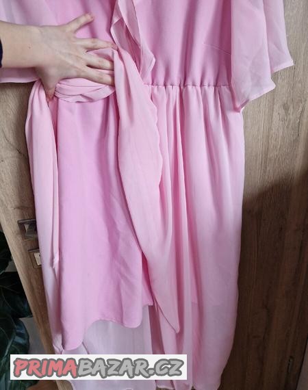 ruzove-tehotenske-saty-vel-m-38