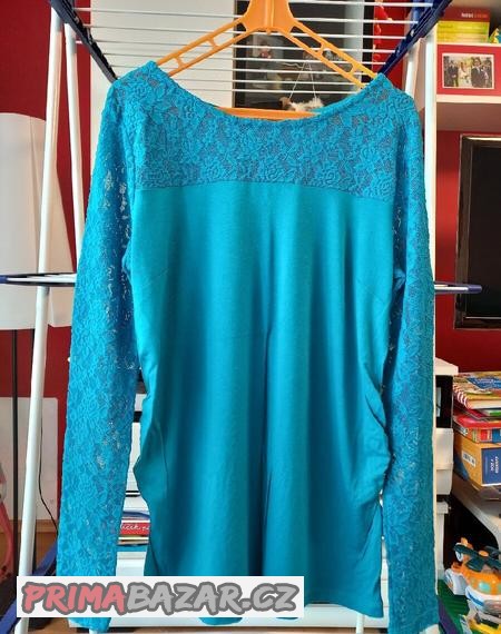 tehotenske-triko-s-krajkovymi-rukavy-vel-38