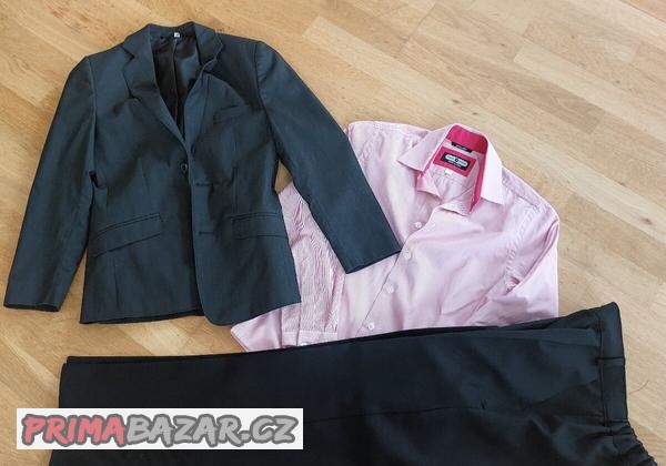 spolecenske-kalhoty-sako-a-kosile-velikost-140