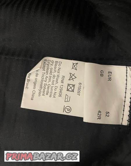 pansky-oblek-s-vestou-motylek-velikost-52