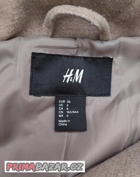 h-m-damsky-hnedy-kratky-kabatek-vel-36