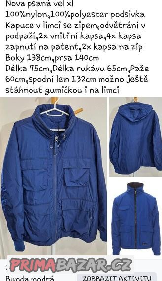 bunda-modra-zimni-vel-44