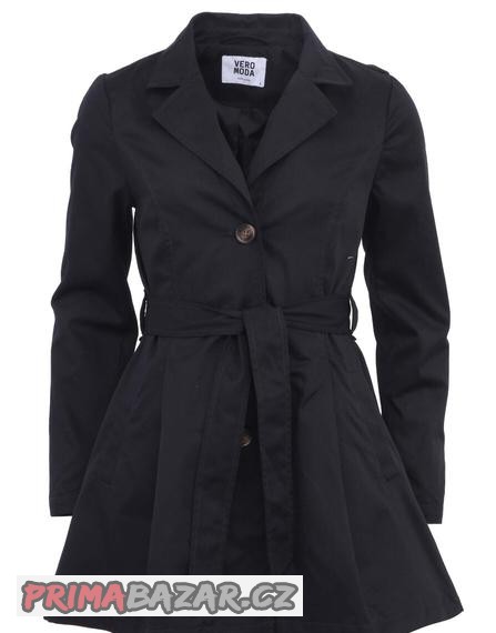 cerny-3-4-trenckot-vero-moda-vel-m