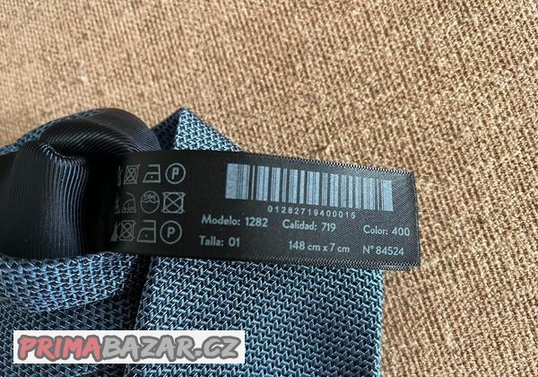 kravata-massimo-dutti-modro-stribrna