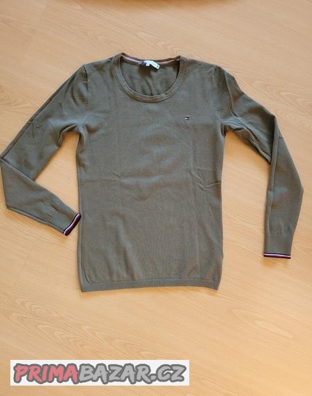 damsky-khaki-svetr-tommy-hilfiger-top-stav-vel-xs