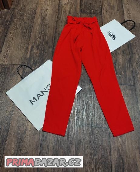 krasne-kalhotky-s-maslickou-styl-zara-xs