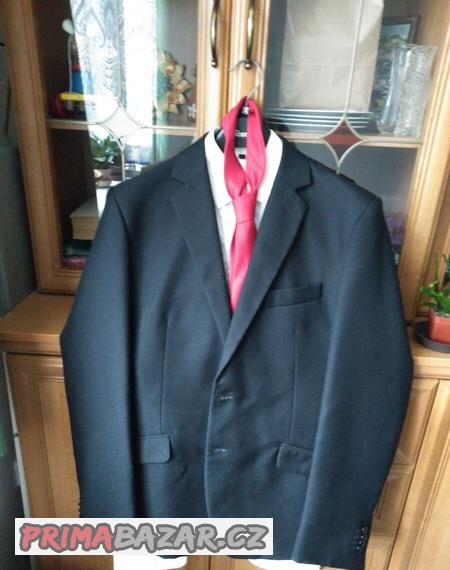 prodam-pansky-oblek-cerny-vel-176-zn-moda-prostejov