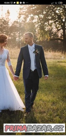 pansky-chlapecky-modry-oblek-slim-velikost-170-44