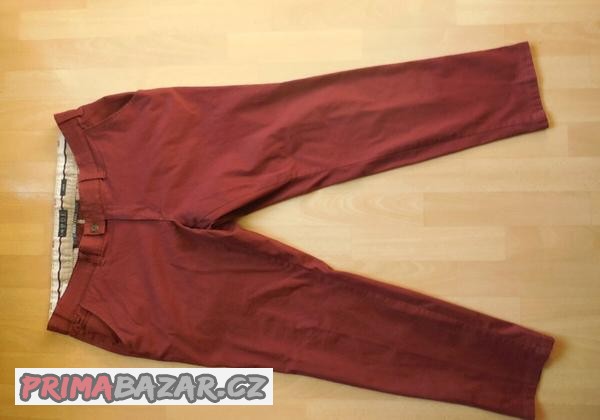 panske-eurex-brax-bordo-kalhoty-uzsi-chino-elast-38-30-xl