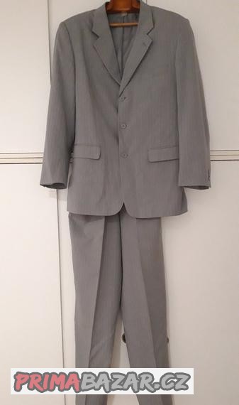 pansky-oblek-svetle-sedy-s-prouzkem