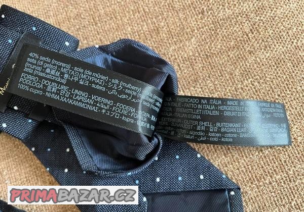 kravata-massimo-dutti-tmave-modra-s-puntiky