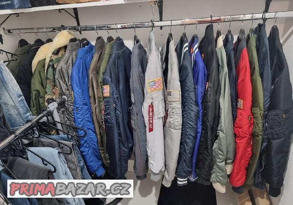 bunda-panska-alpha-industries-nasa-modra-l