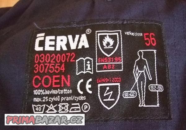 cerva-pracovni-kalhoty-vel-56