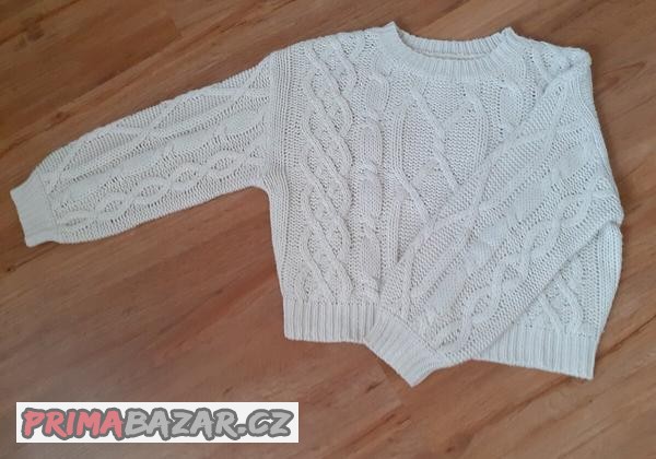 damsky-divci-kratky-pleteny-svetr-vel-34