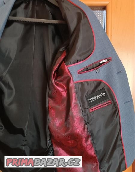 modrosedy-oblek-1x-pouzity