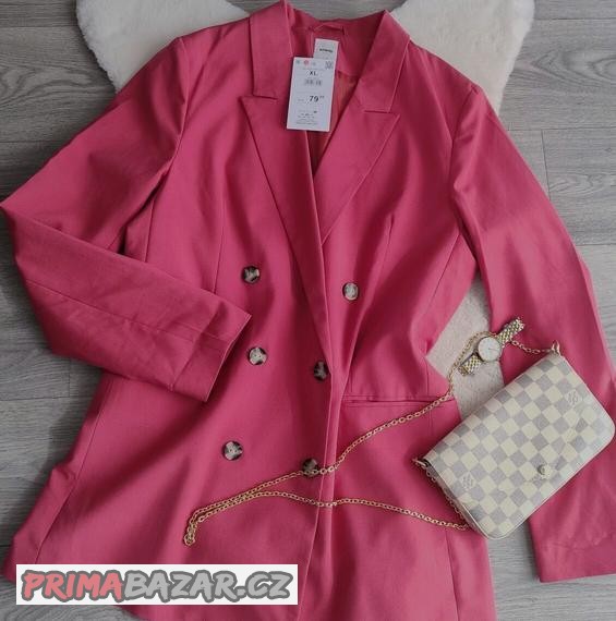 damske-sako-barva-magenta-vel-xl-nove