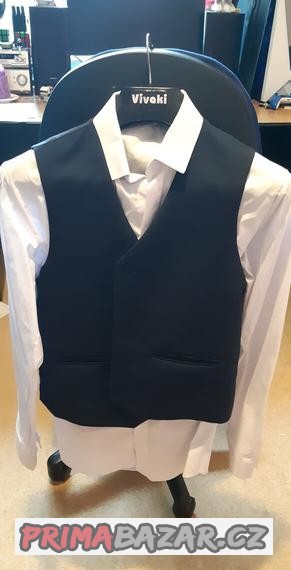 chlapecky-oblek-kevin-tmave-modry-5-ti-dilny