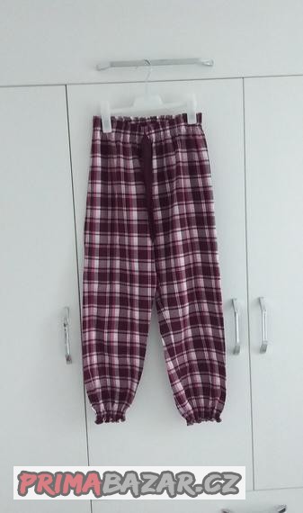 domaci-kalhoty-pyzamo-flanelove-xs