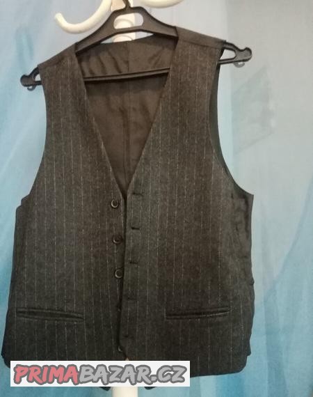 prodam-pansky-oblek-sako-kalhoty-vesta