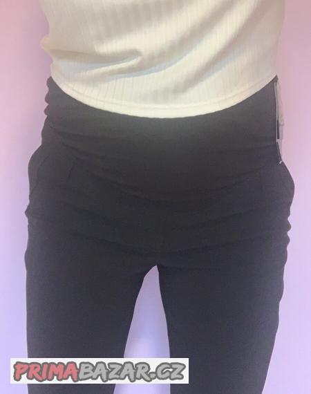tehotenske-kalhoty-cerne-nove